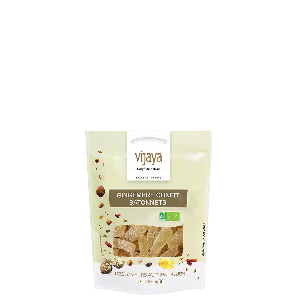 Gingembre Confit - Bâtonnets - CHINE - 125g - Bio*  &amp; Equitable