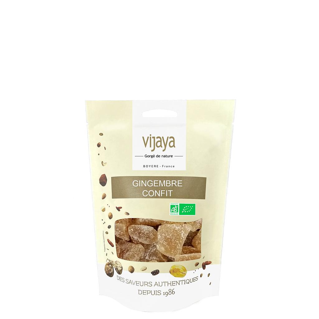 Gingembre Confit - Morceaux - CHINE - 250 g - Bio* &amp; Equitable