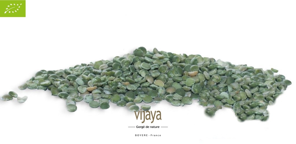 Pois Cassé Vert - FRANCE - 25Kg - Bio*